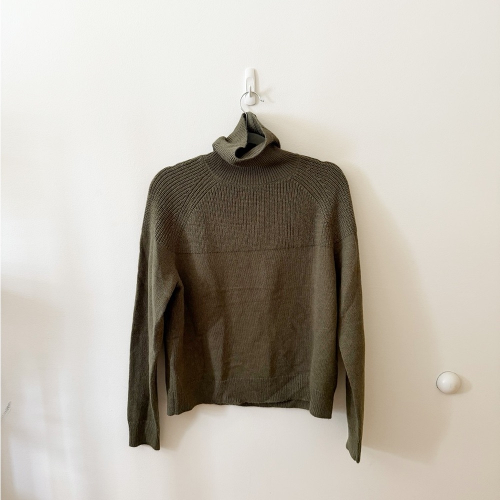 Lulu's Forest Green Men's Turtleneck Sweater
